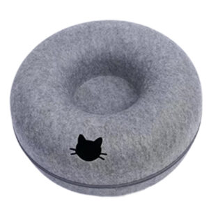 lit cocoon pour chat – panier confortable 2 en 1 avec maison douillette pour chat