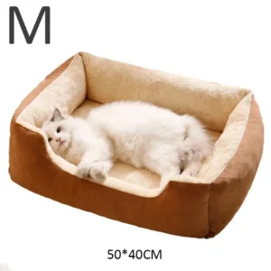 panier douillet pour chat – lit confortable et chaud pour chats d’intérieur