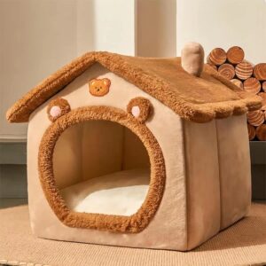 maison douillette pour chat – lit cocoon confortable pour chats d’intérieur