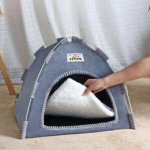 niche douillette pour chat – maison cocoon confortable pour le sommeil du chat