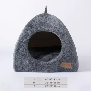 maison douillette pour chat – niche chaude et confortable pour chats d’intérieur